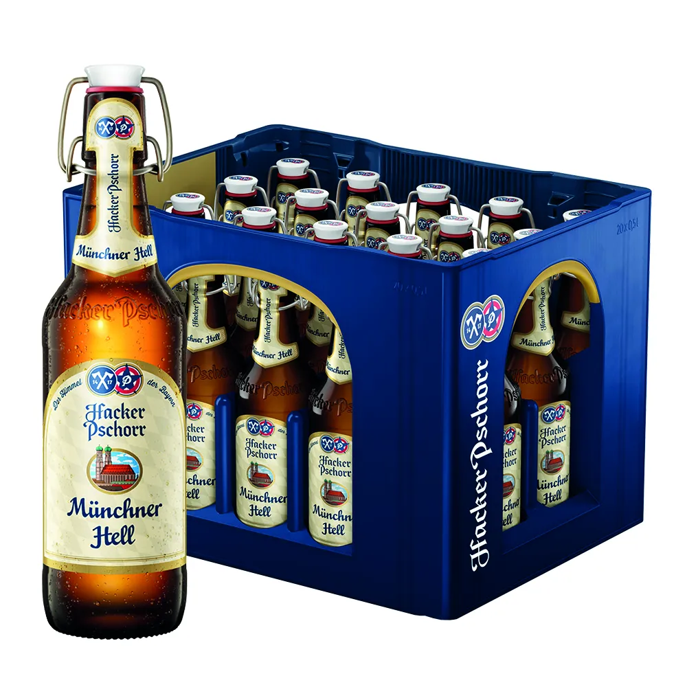 Hacker Pschorr Münchner Hell 0,5lt x 20 Flaschen